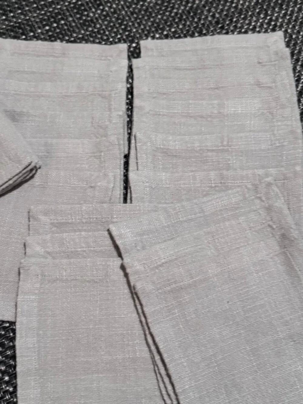 West Elm Textured Cotton Cocktail Napkins, NWT, 24 Napkins, 4 Sets of 6 - Picture 3 of 5